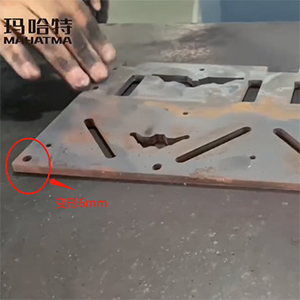 5.5mm激光切割下料碳鋼板變形校平，精度0.1mm-高精密矯平機(jī)